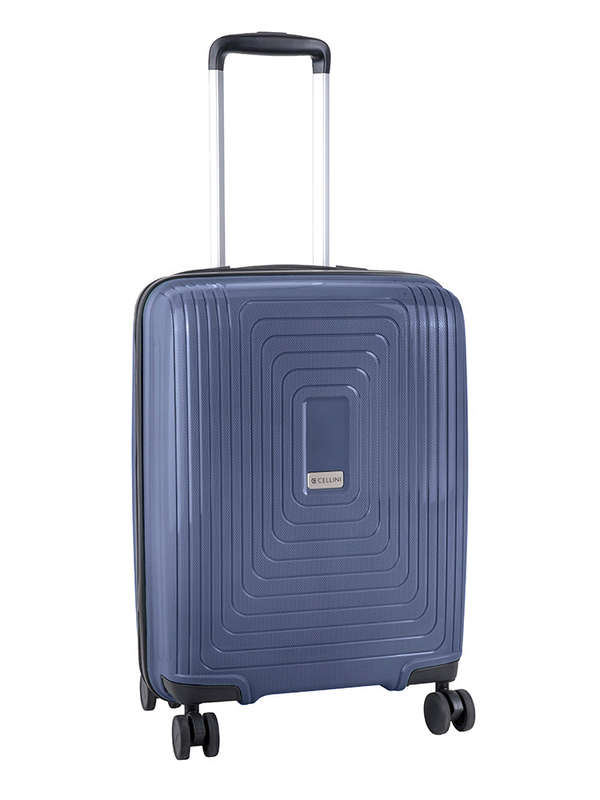 Cellini Flexilite 4 Wheel Trolley Carry On Blue