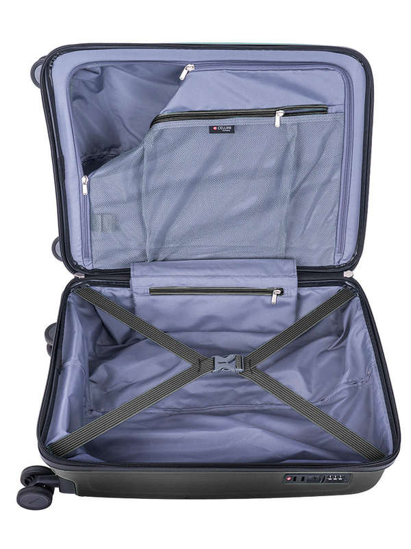 Cellini Flexilite 4 Wheel Trolley Carry On Black