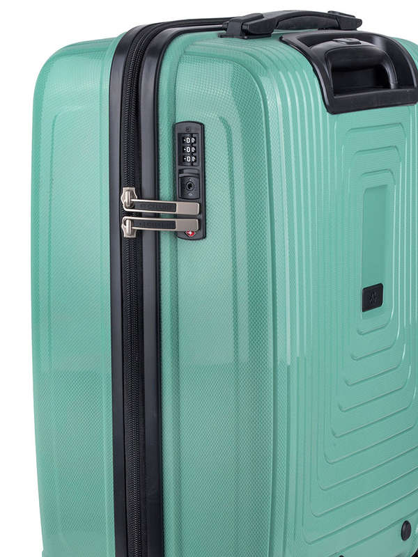 Cellini Flexilite 4 Wheel Trolley Carry On Green