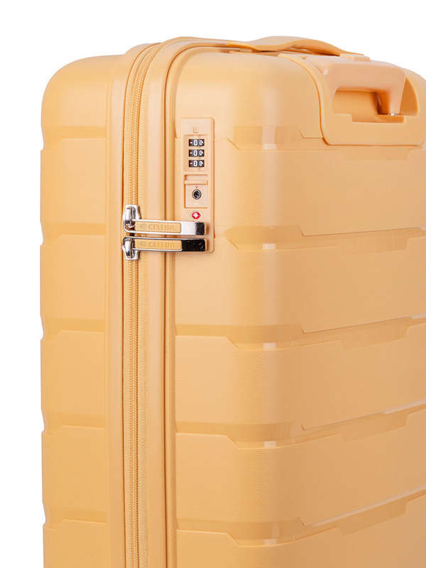 Cellini Rapido 4 Wheel Carry On Trolley Yellow