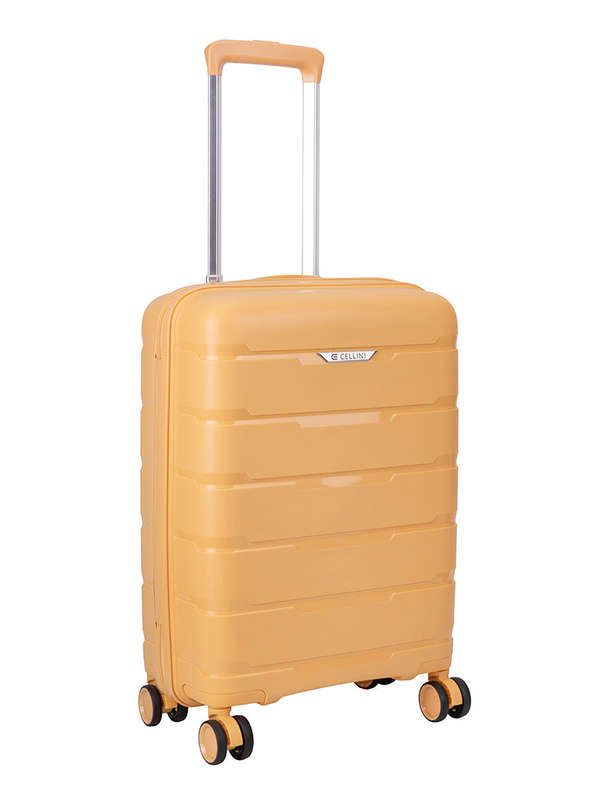 Cellini Rapido 4 Wheel Carry On Trolley Yellow