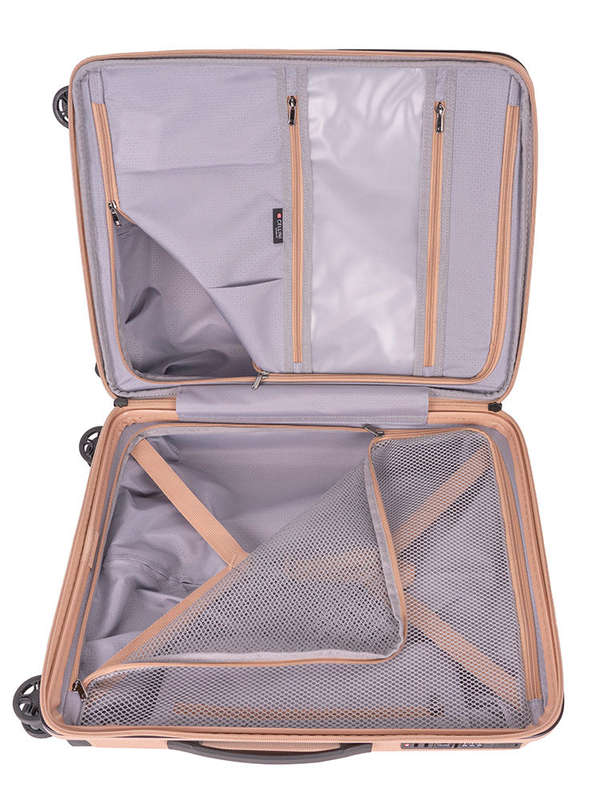 Cellini Starlite 4 Wheel Carry On 55cm TrolleyCinnamon