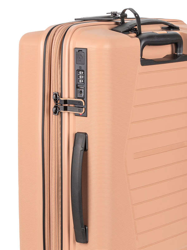 Cellini Starlite 4 Wheel Carry On 55cm TrolleyCinnamon