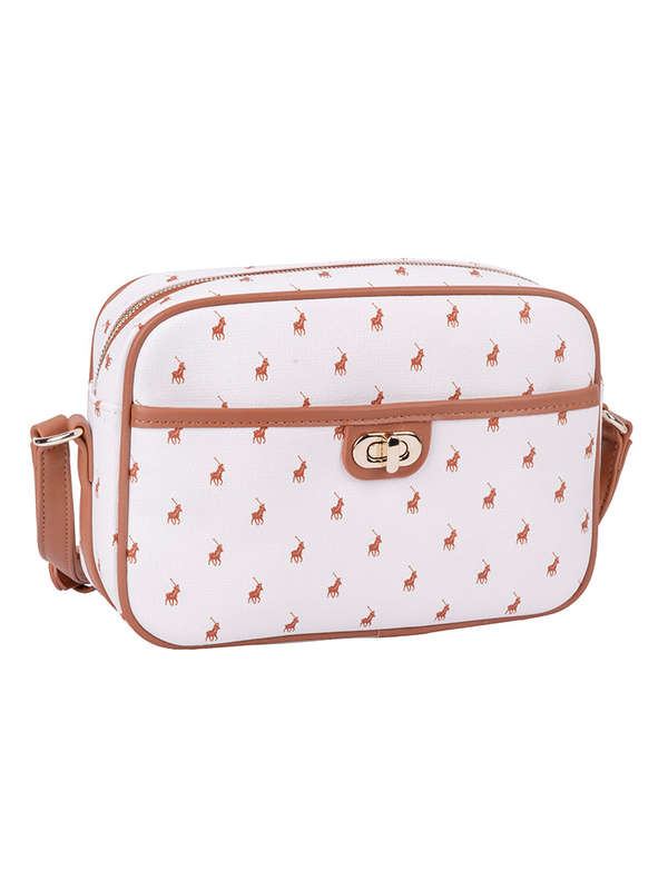 Polo New Iconic Camera Sling Bag White