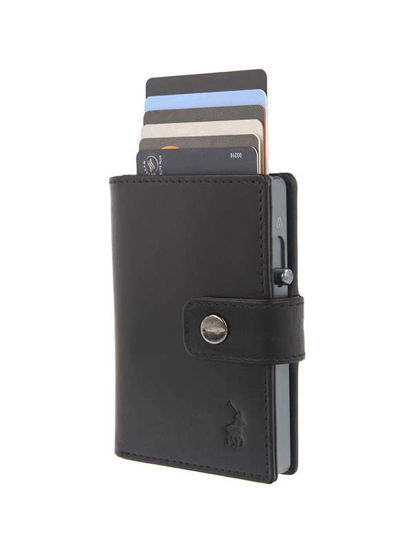 Polo Pop-Up Wallet Black