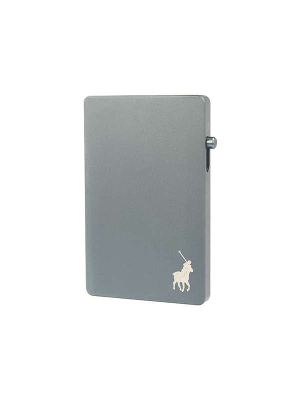 Polo Pop-Up Wallet Grey