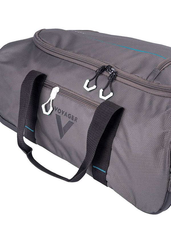 Voyager Trek 2-Wheel Carry-On Trolley Duffel Granite