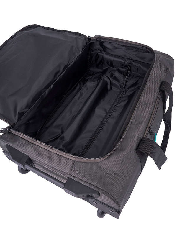 Voyager Trek 2-Wheel Carry-On Trolley Duffel Granite