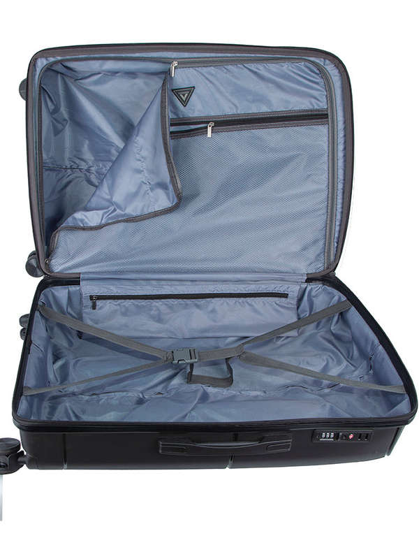 Voyager Aeon Large 4 Wheel Trolley Case Black