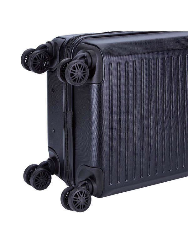Voyager Mahe 4 Wheel Trolley Carry On Black