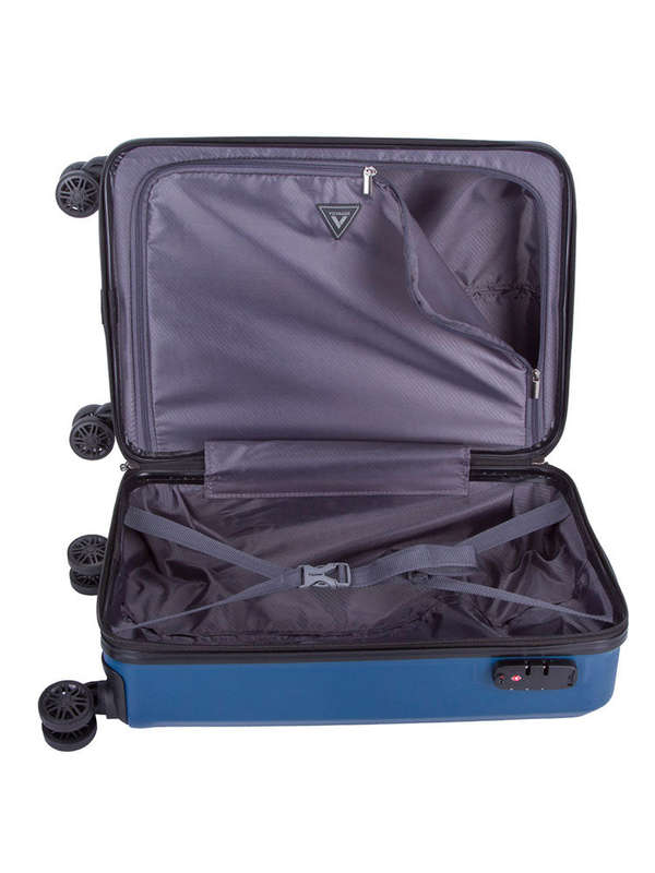 Voyager Mahe 4 Wheel Trolley Carry On Navy