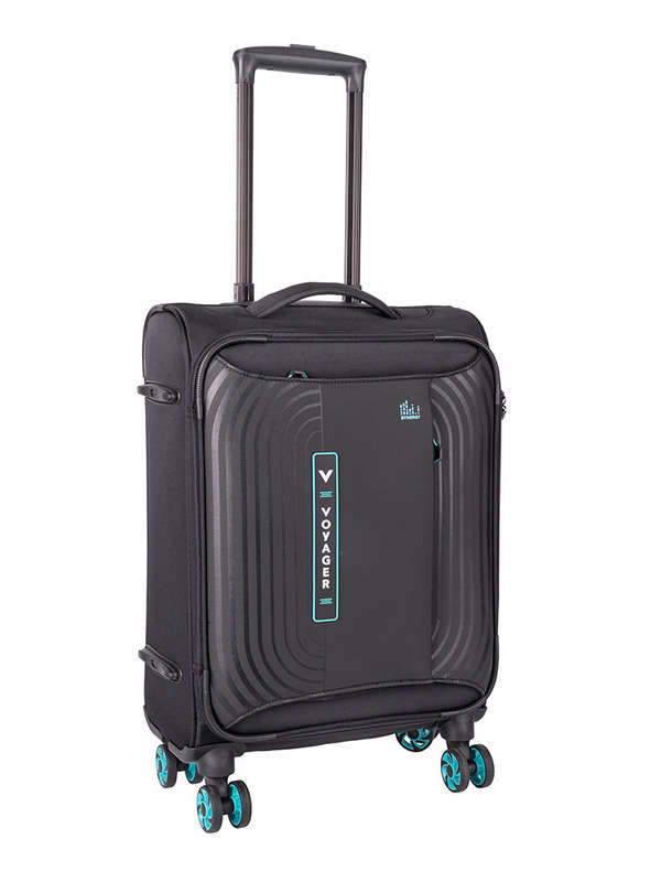 Voyager Synergy 4 Wheel Carry On Trolley Black