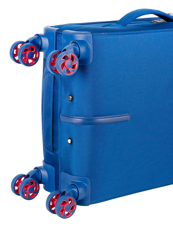 Voyager Synergy 4 Wheel Carry On Trolley Navy