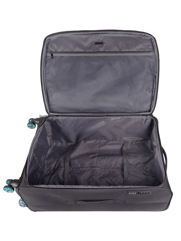 Voyager Synergy Large 4 Wheel Trolley Case Black