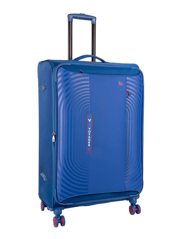 Voyager Synergy Large 4 Wheel Trolley Case Navy