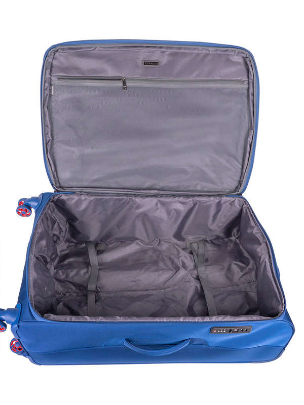 Voyager Synergy Large 4 Wheel Trolley Case Navy