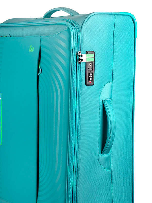 Voyager Synergy Medium 4 Wheel Trolley Case Teal