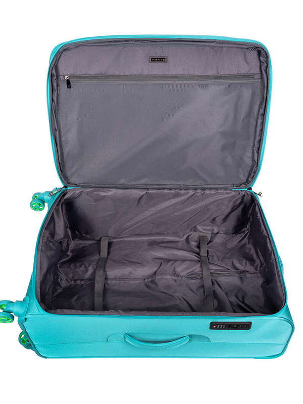 Voyager Synergy Medium 4 Wheel Trolley Case Teal