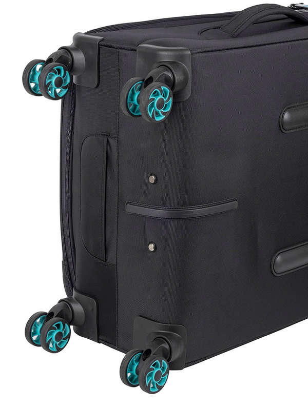 Voyager Synergy Medium 4 Wheel Trolley Case Black