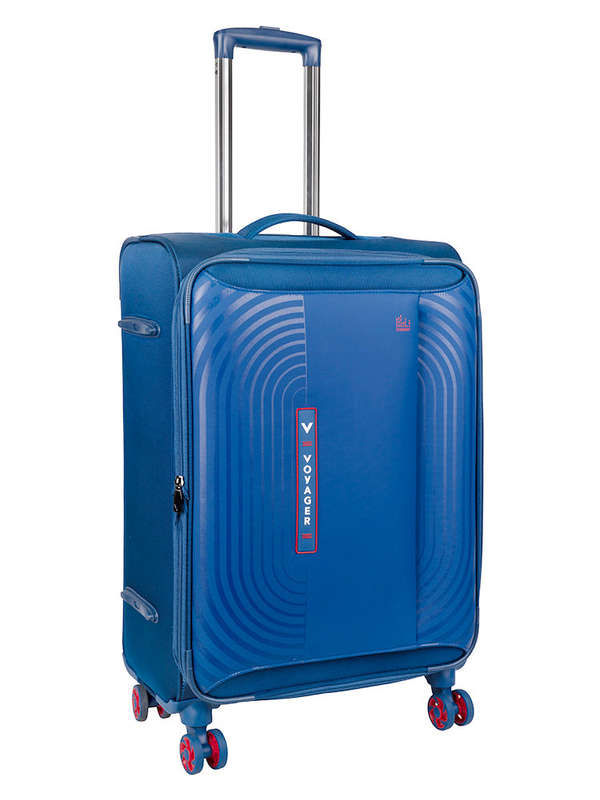 Voyager Synergy Medium 4 Wheel Trolley Case Navy