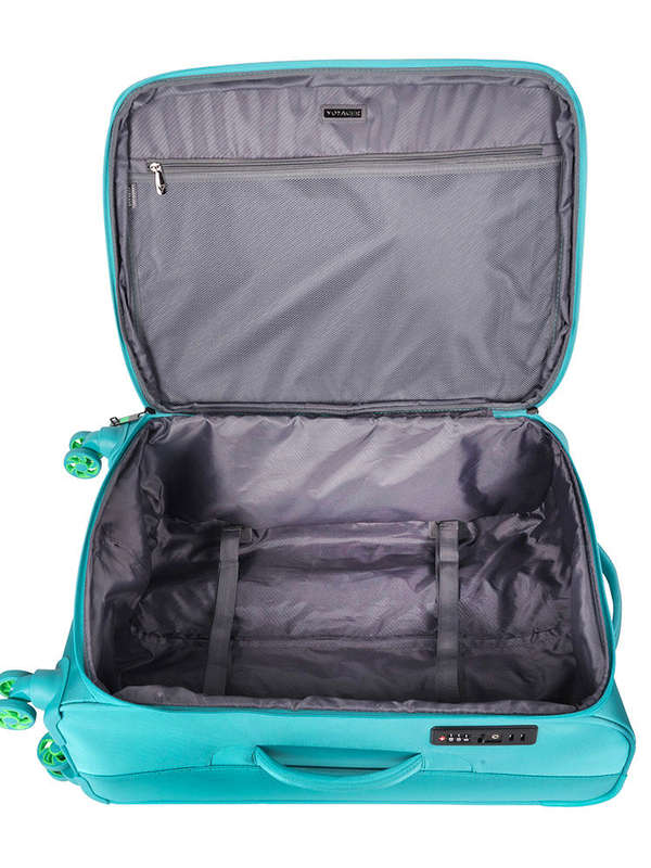 Voyager Synergy 4 Wheel Carry On Trolley Teal