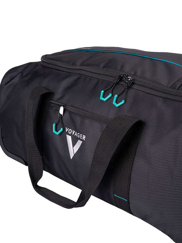 Voyager Trek Medium 2-Wheel Trolley Duffel Black