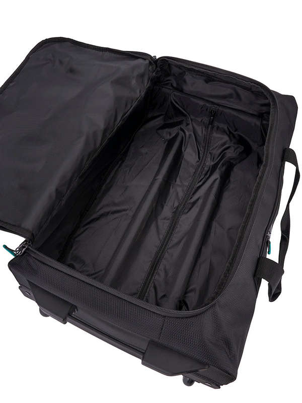 Voyager Trek Medium 2-Wheel Trolley Duffel Black