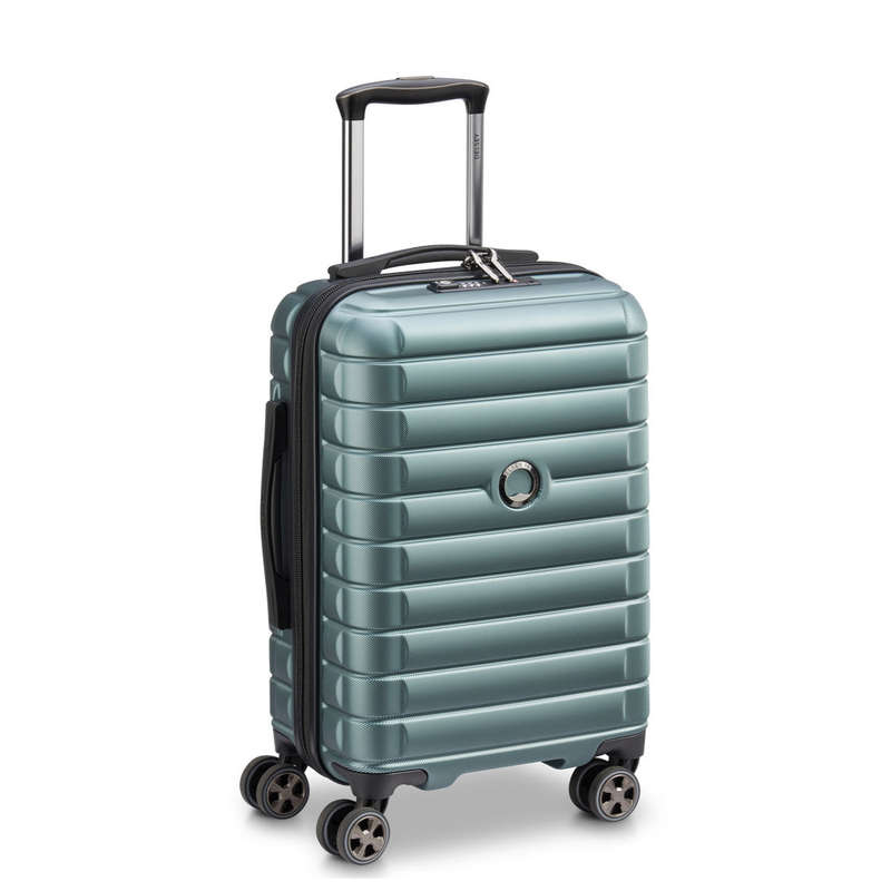 Delsey Shadow 5.0 55cm 4DW Cabin Trolley Case Green