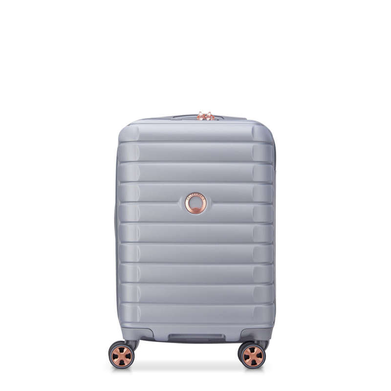 Delsey Shadow 5.0 55cm 4DW Cabin Trolley Case Silver