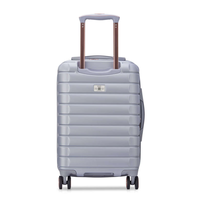 Delsey Shadow 5.0 55cm 4DW Cabin Trolley Case Silver