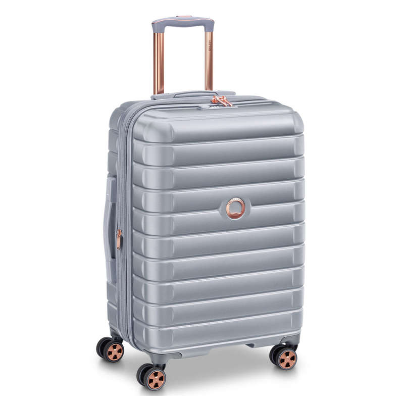 Delsey Shadow 5.0 70cm 4DW Trolley Case Silver