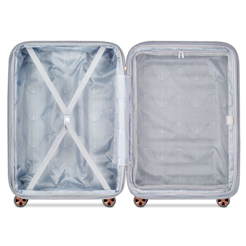 Delsey Shadow 5.0 70cm 4DW Trolley Case Silver