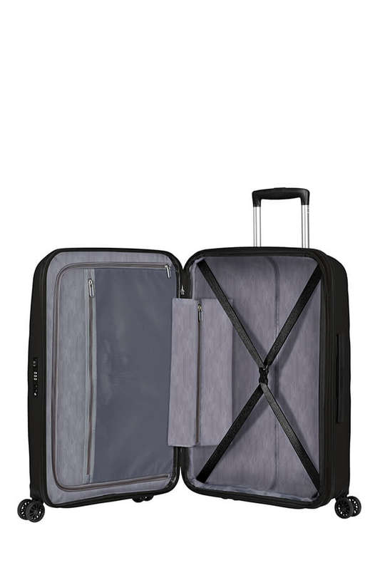 American Tourister Bon Air DLX Spinner TSA Expandable 75cm Black