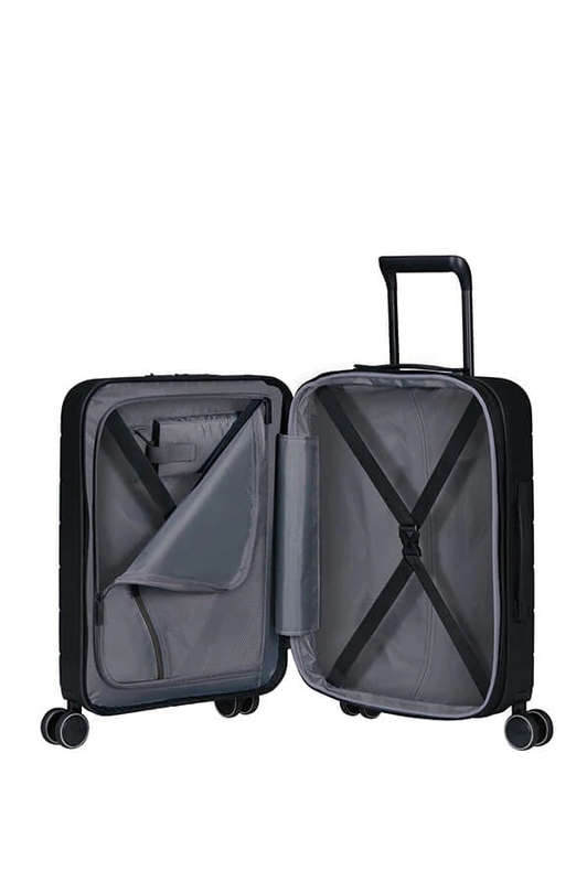 American Tourister Novastream Spinner Expandable 3 Piece Dark slate