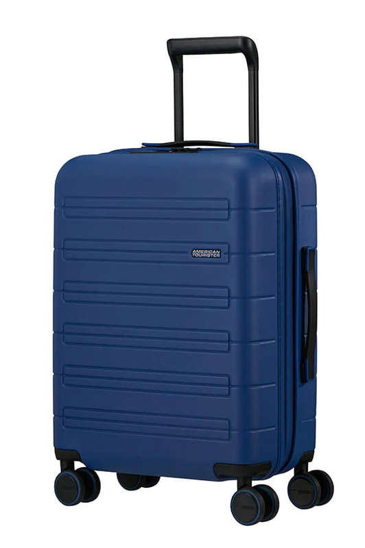 American Tourister Novastream Spinner Expandable 3 Piece Blue