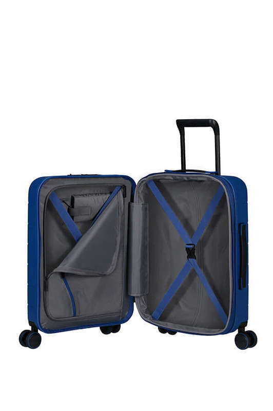 American Tourister Novastream Spinner Expandable 3 Piece Blue