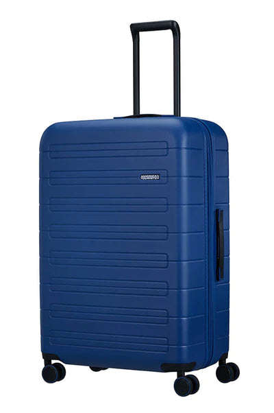 American Tourister Novastream Spinner TSA Expandable 77cm Navy Blue