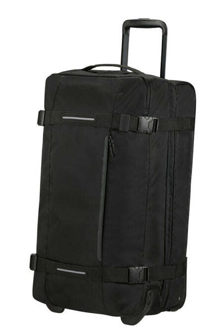 American Tourister Urban Track Duffle with Wheels Medium 84L -Black