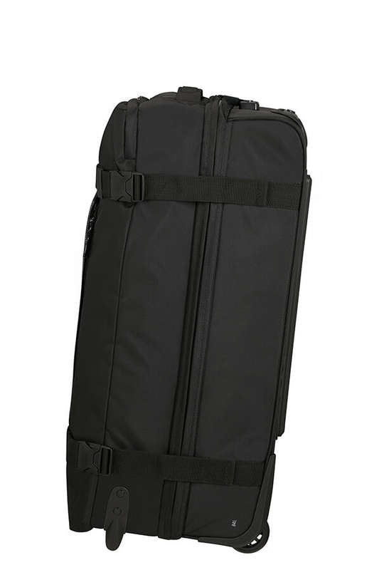 American Tourister Urban Track Duffle with Wheels Medium 84L -Black
