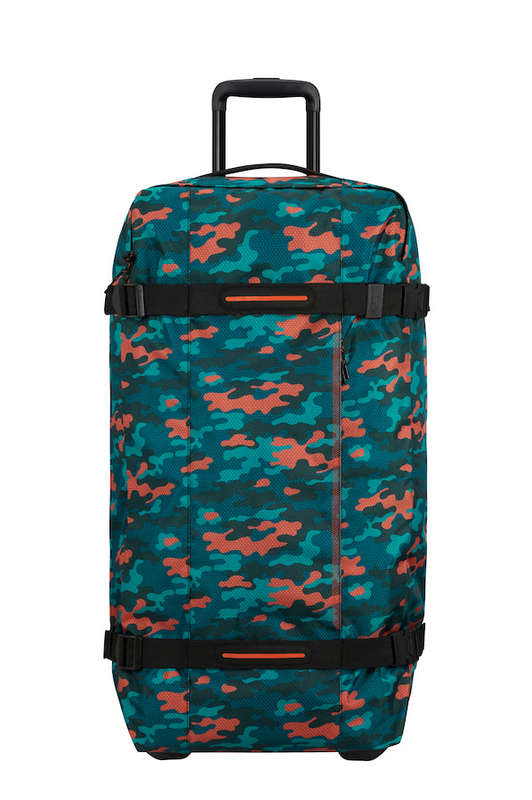 American Tourister Urban Track Duffle with Wheels Large 116L Camo Print,