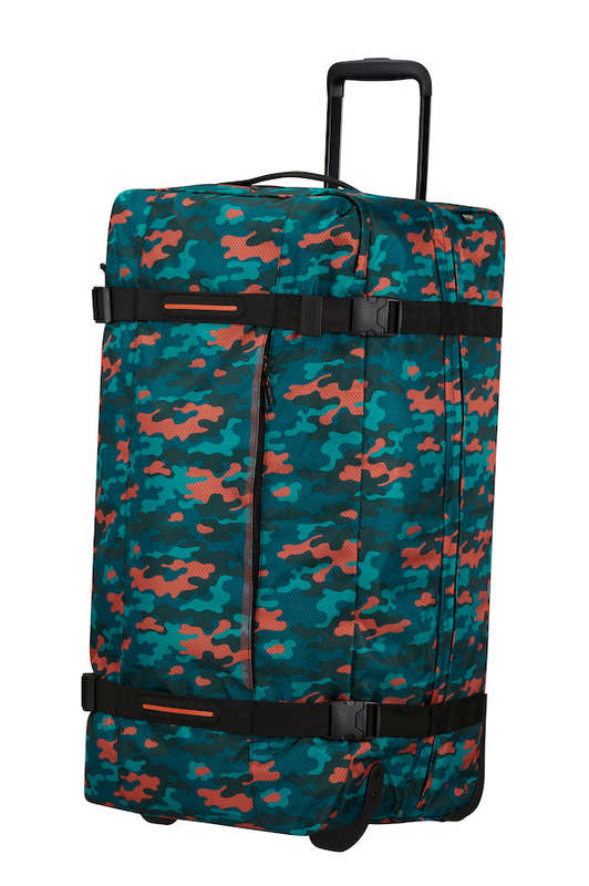 American Tourister Urban Track Duffle with Wheels Large 116L Camo Print,