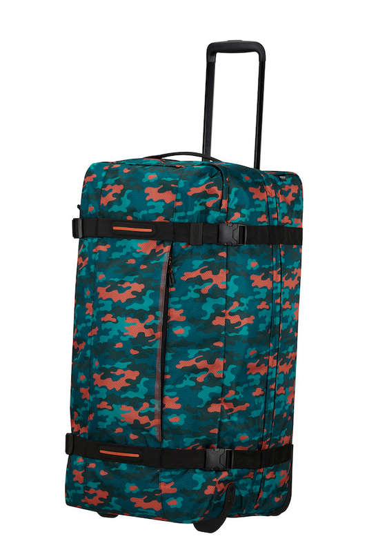 American Tourister Urban Track Duffle with Wheels Large 116L Camo Print,