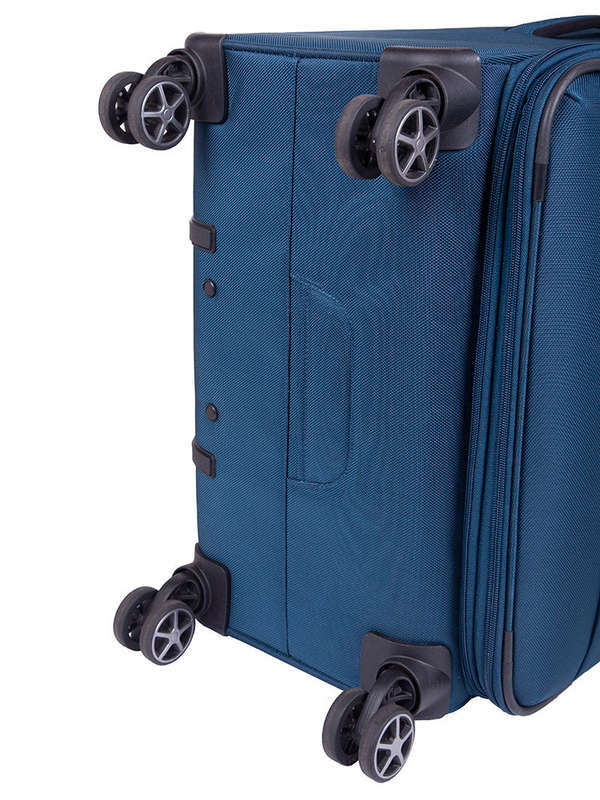 Cellini Smartcase Medium 4 Wheel Trolley Case Midnight Blue