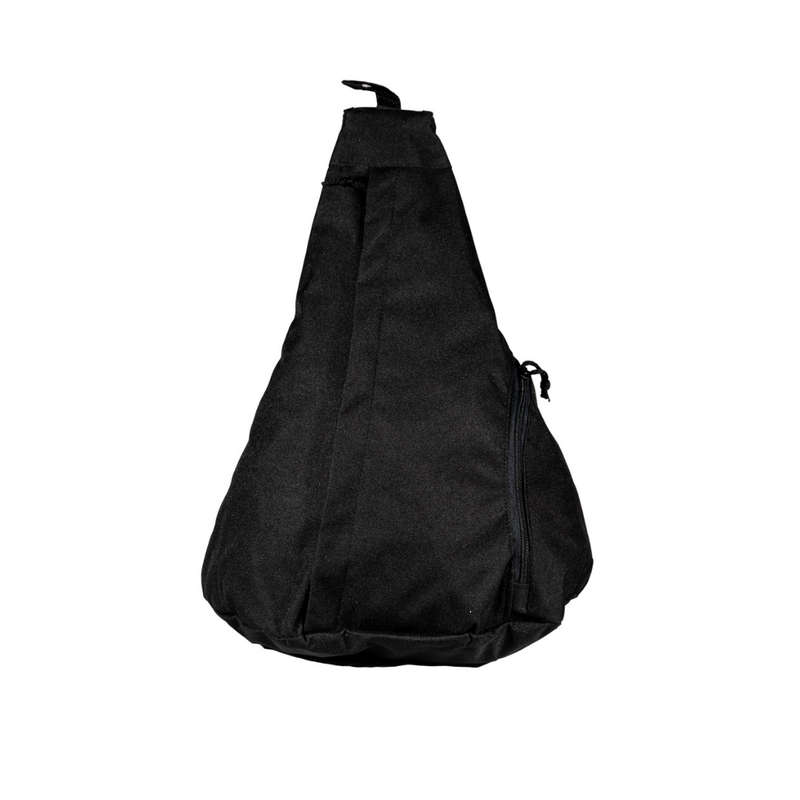 600D Triangle Cross Over bag Black