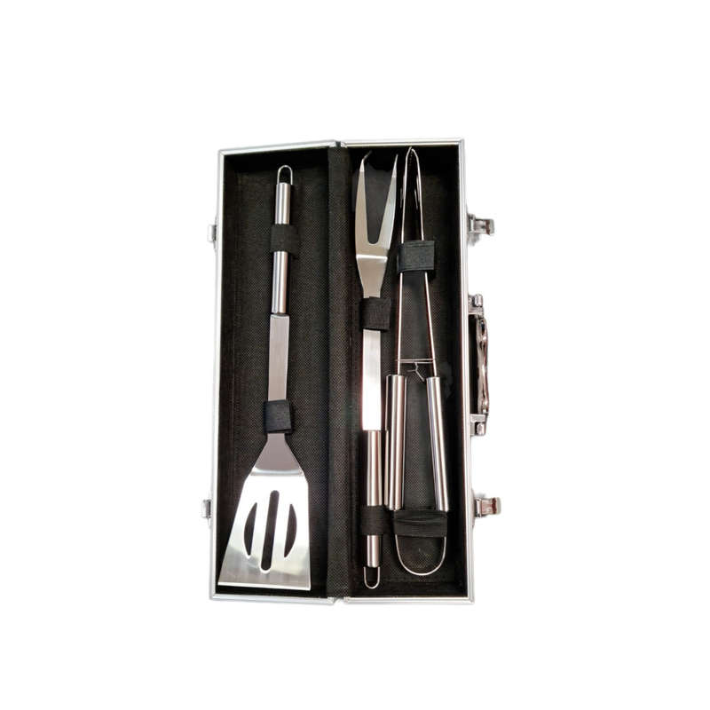 3 Piece Braai Set in Metal Carry Case