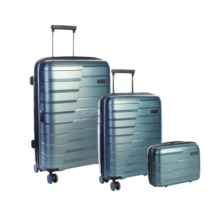 Cellini Microlite 3 Piece Travel Set Electric Blue