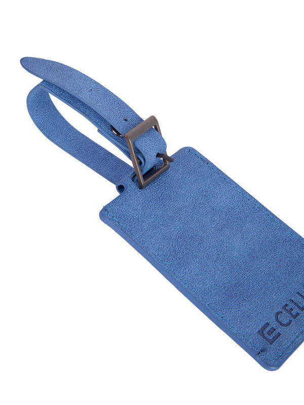 Cellini Pu Luggage Tag Blue
