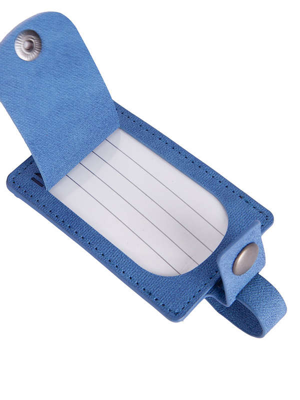 Cellini Pu Luggage Tag Blue