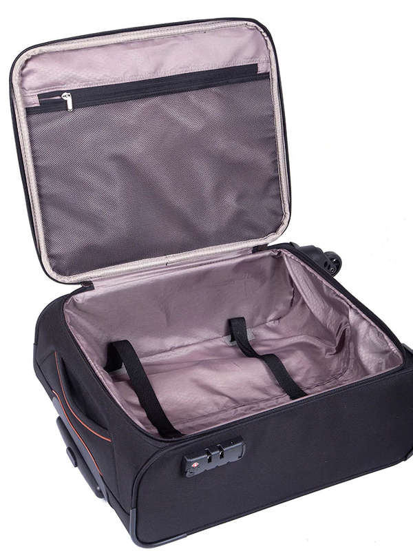 Cellini Monte Carlo 550mm 4 Wheel Trolley Case Black