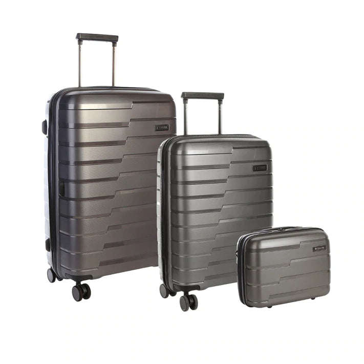 Cellini Microlite 3 Piece Travel Set Charcoal